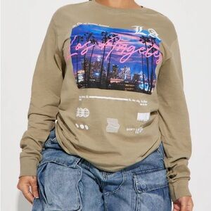 Graphic Los Angeles Long Sleeve Tee